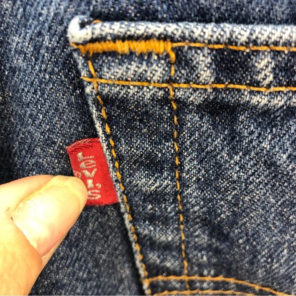 Levi’s Jeans 505 Mens 33 Vintage Regular Fit Straight Leg Denim